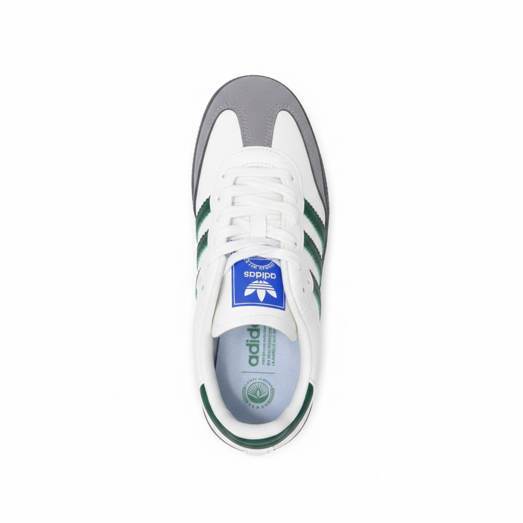 ADIDDAS SAMBA WHITE GREEN GUM