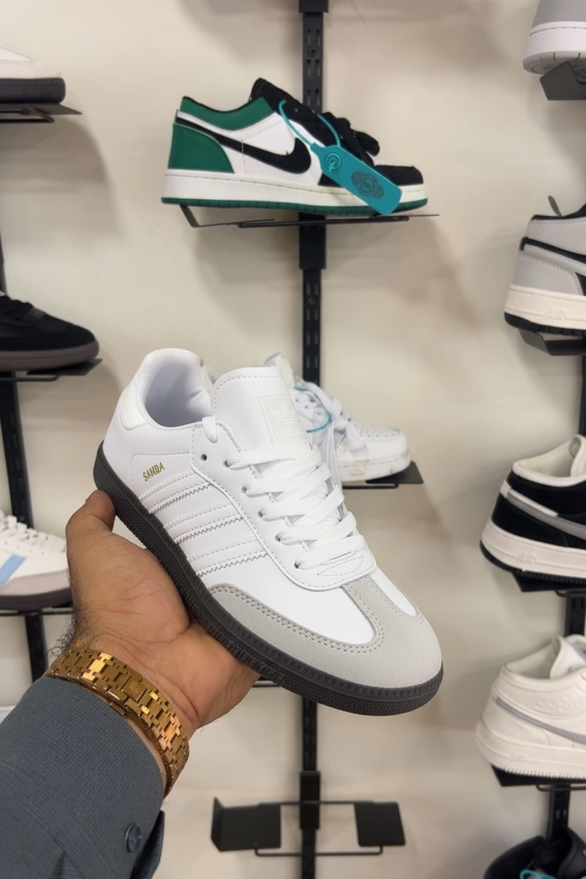 ADIDDAS SAMBA TRIPPLE WHITE