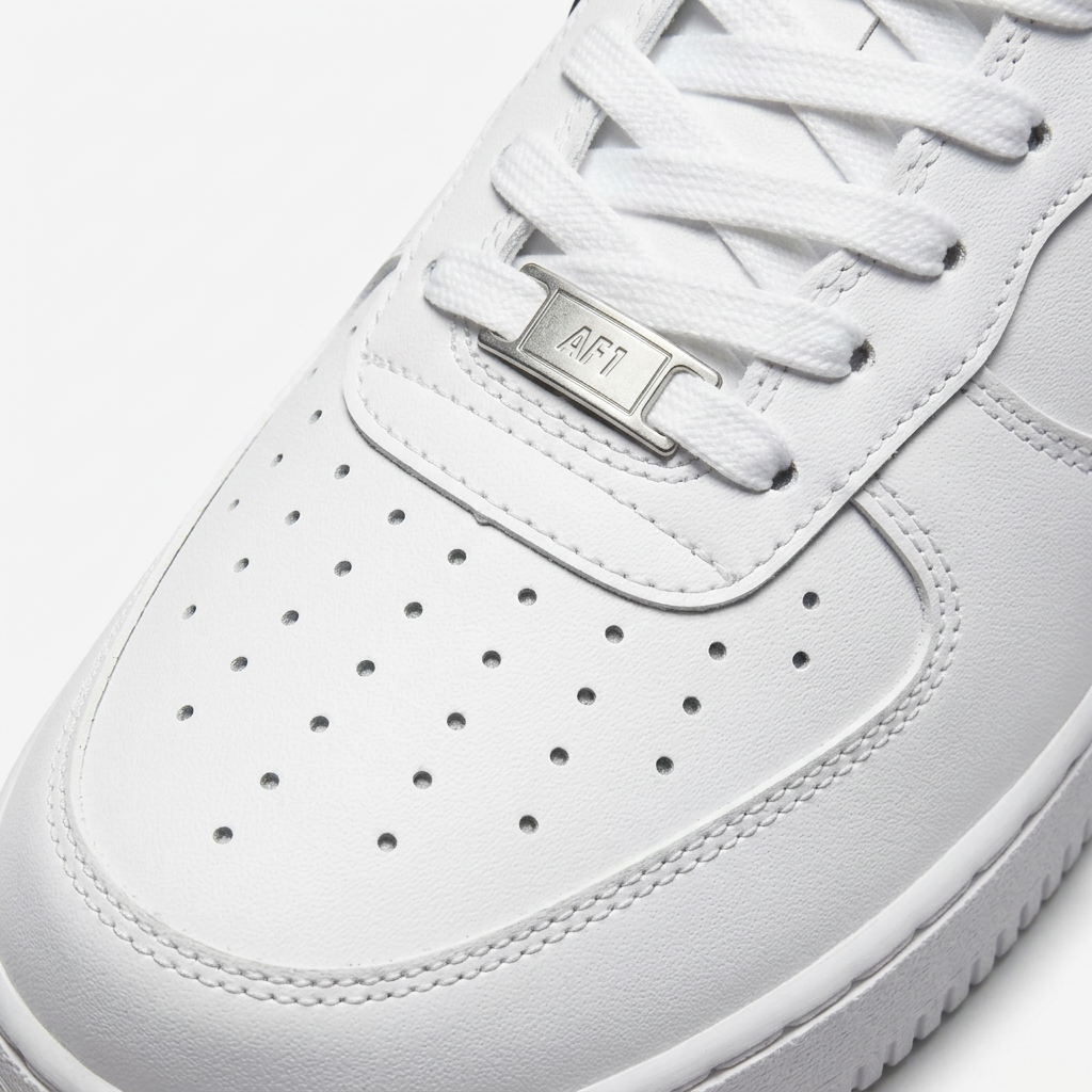 Laces and toe-box detail