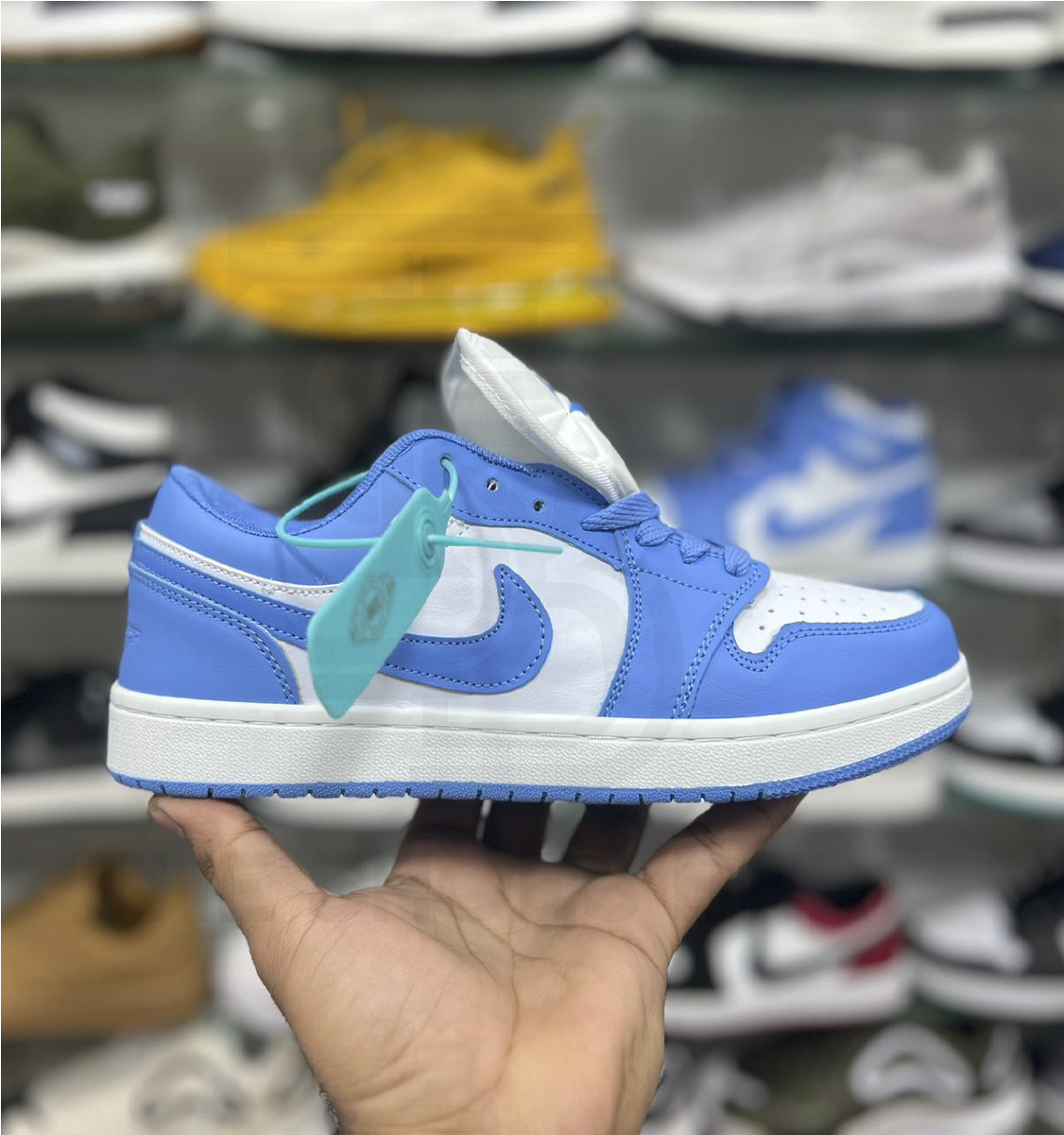 Nike Dunk Air Jordan 1 Low - Blue – The Shoes Bar