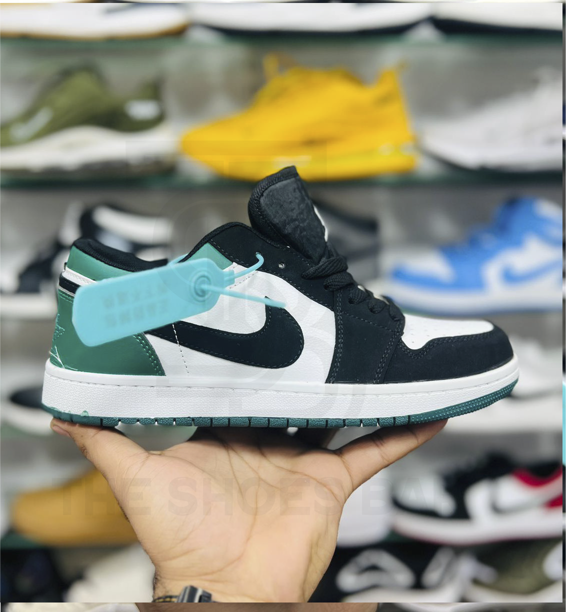 Nike Dunk Air Jordan 1 Low - Green & Black