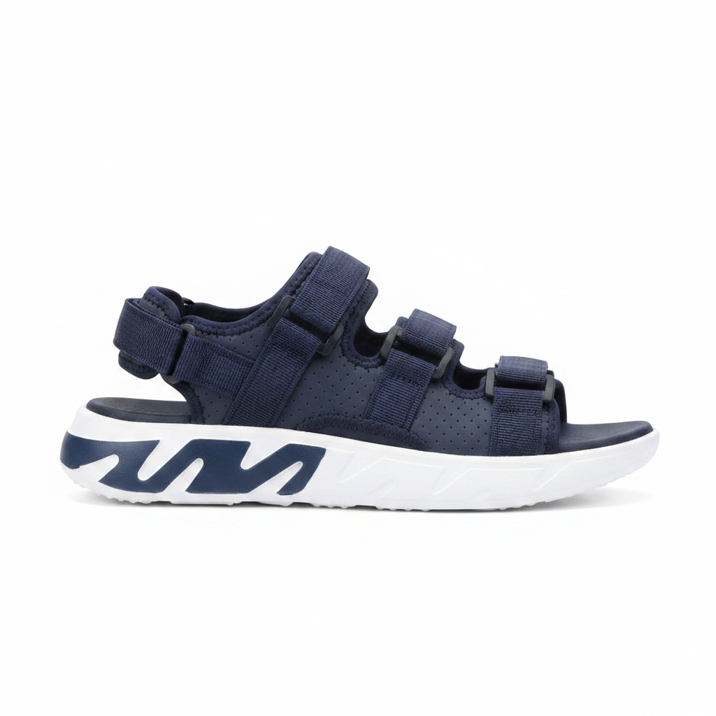 Navy Sandal – Left Side