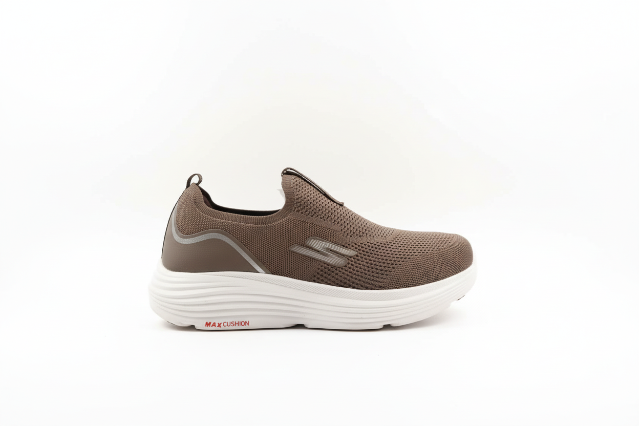 SKECHERS -MAX CUSHION BROWN