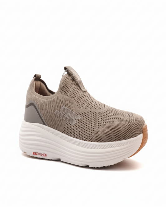 SKECHERS -MAX CUSHION KHAKI