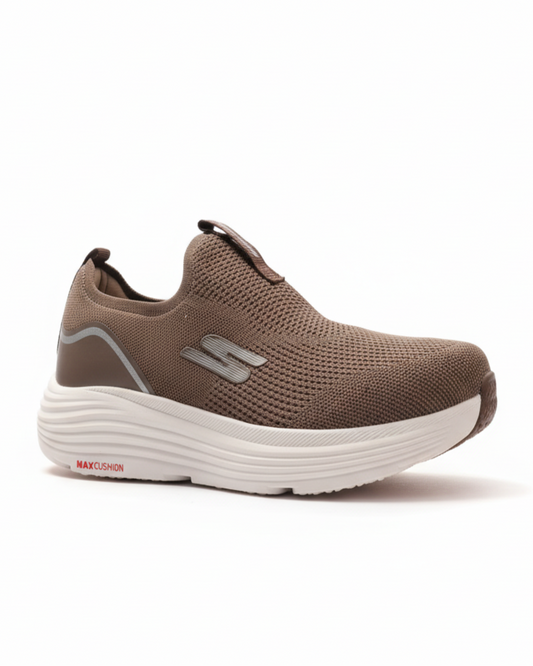 SKECHERS -MAX CUSHION BROWN