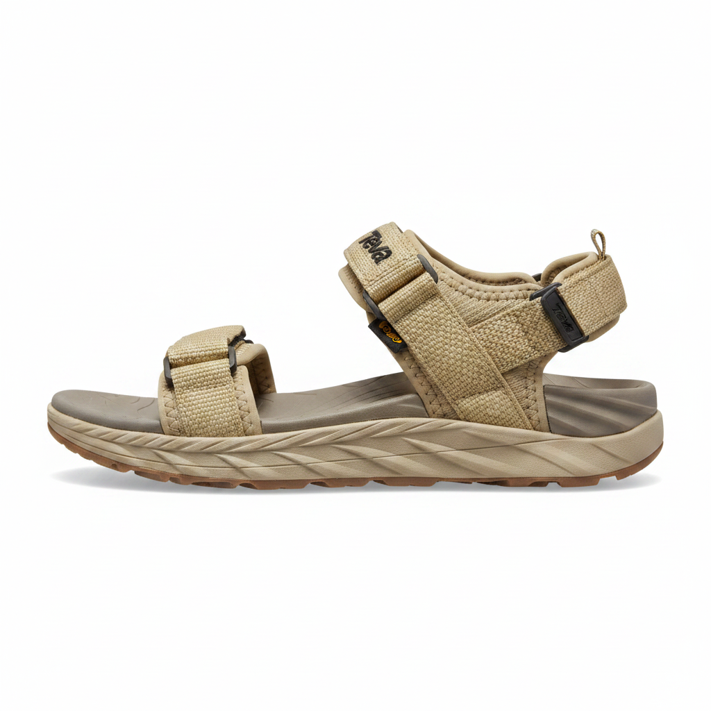 Teva Khaki Sandal – Left Side