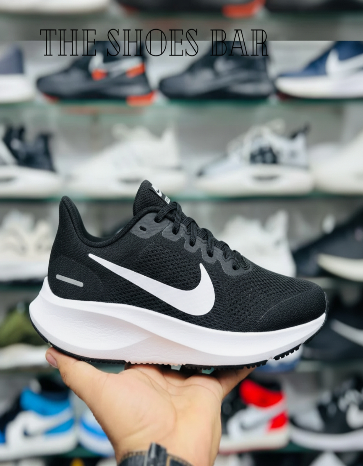 The Shoes Bar – Nike Black White Swap